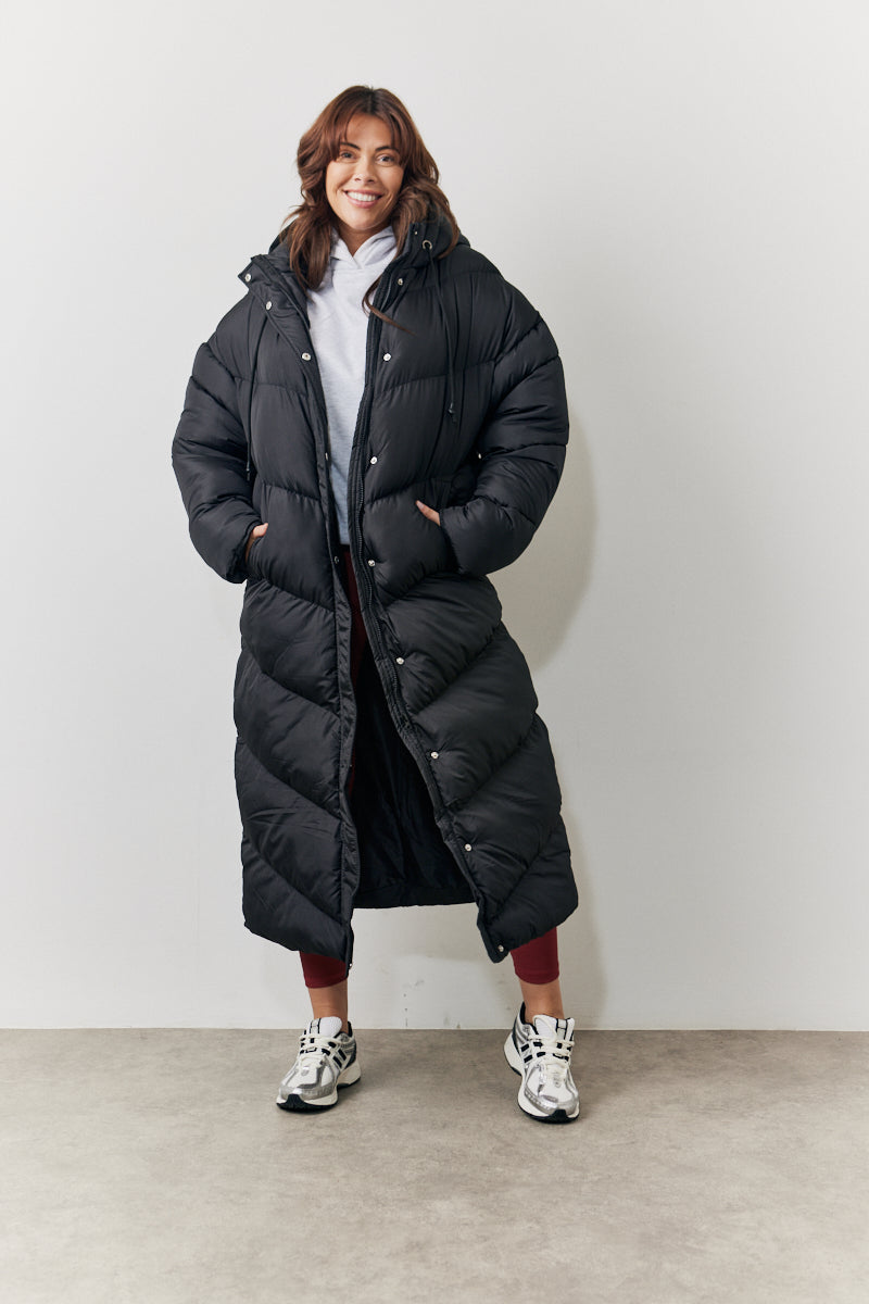 Longline Puffer Jacket