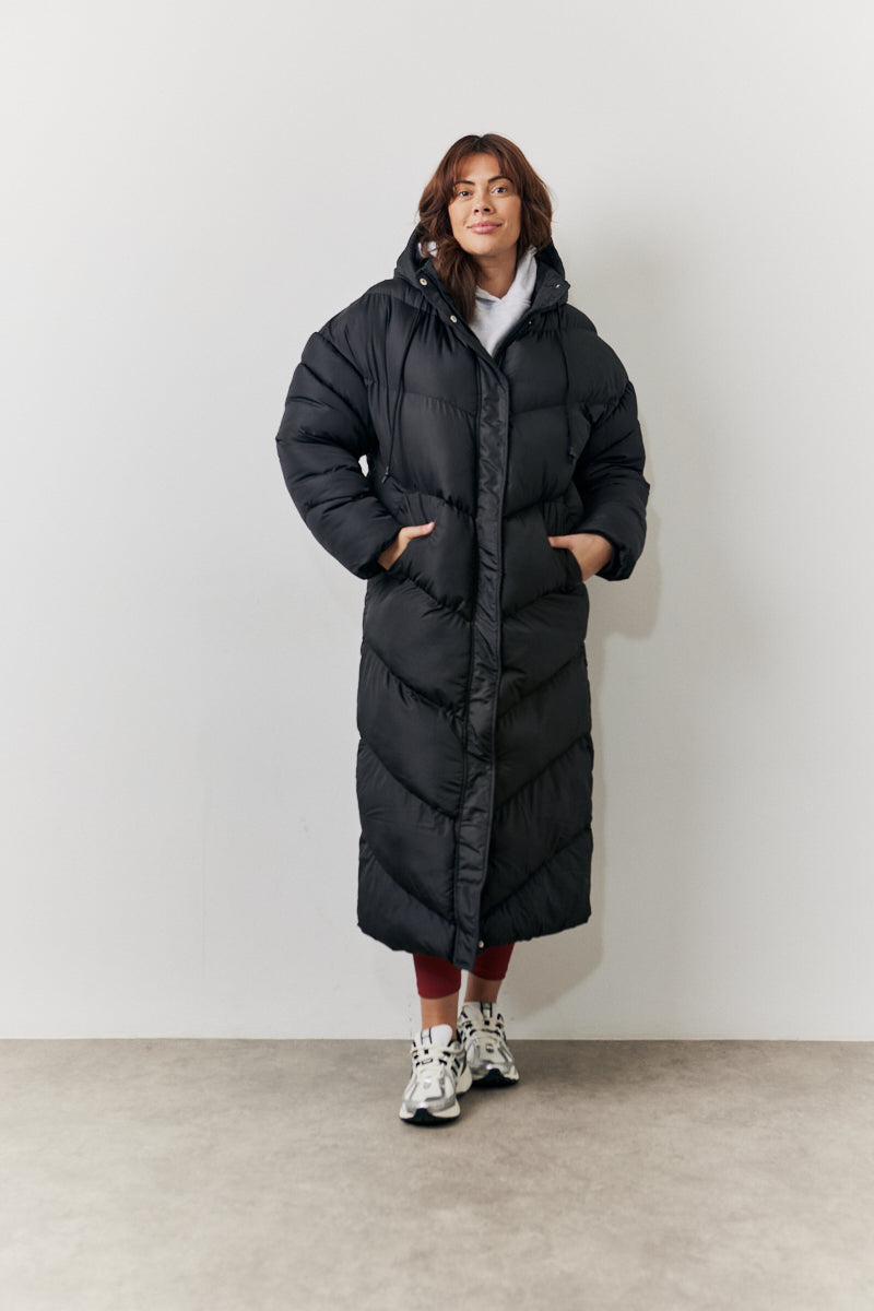 Longline Puffer Jacket