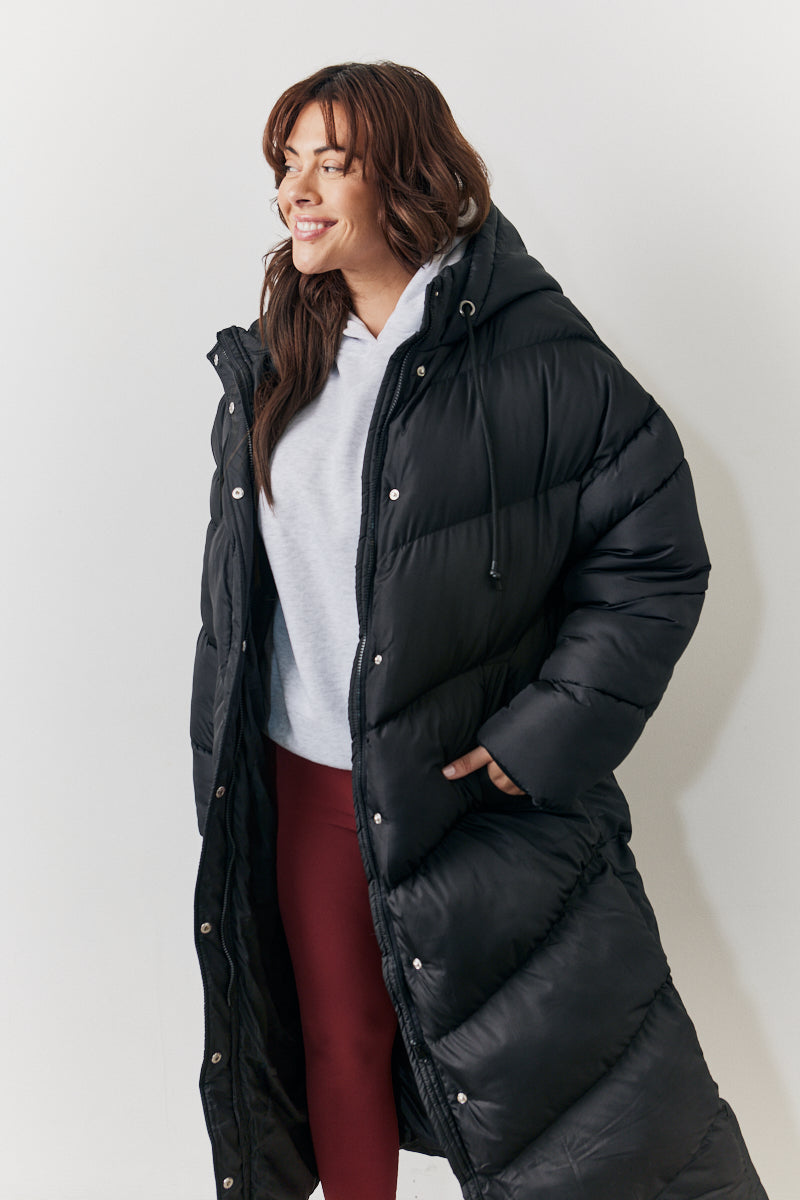Longline Puffer Jacket
