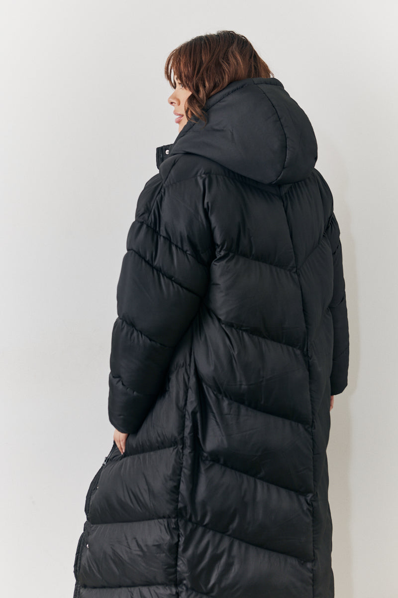 Longline Puffer Jacket