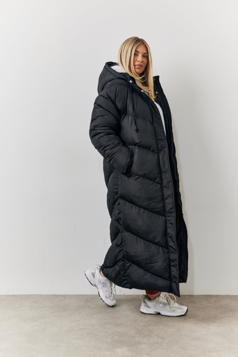 Longline Puffer Jacket