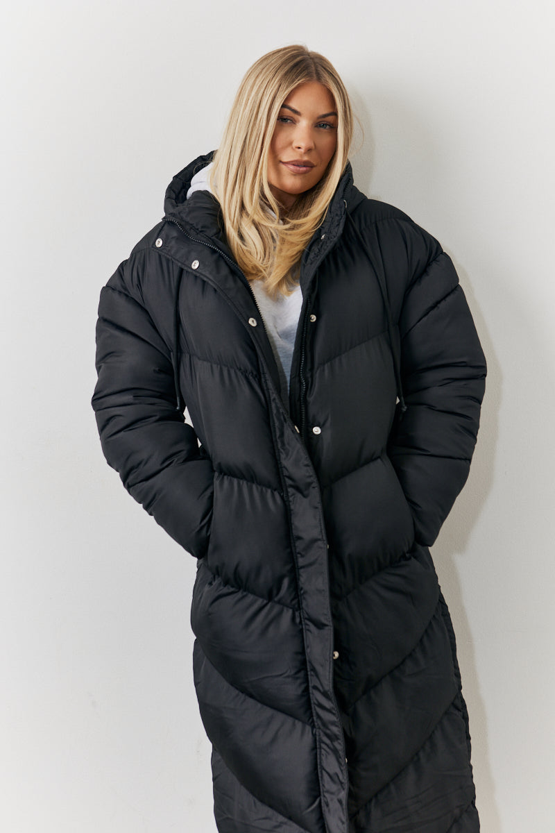 Longline Puffer Jacket
