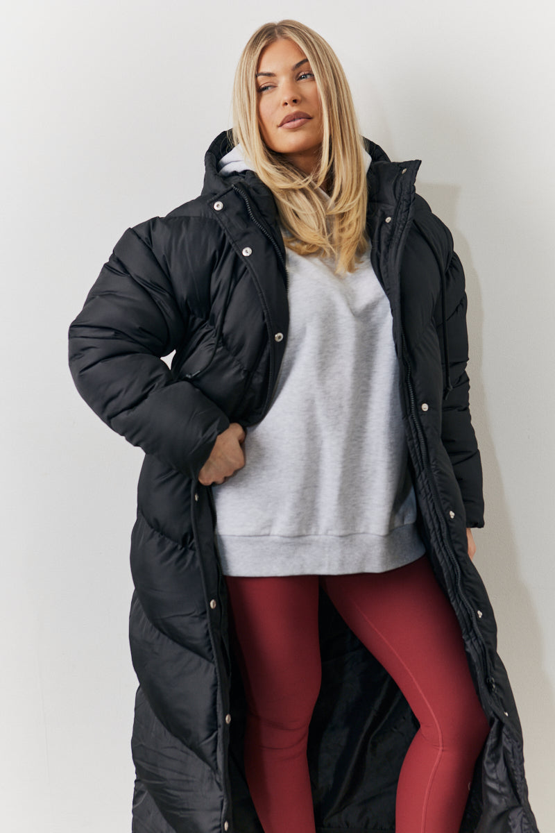 Longline Puffer Jacket