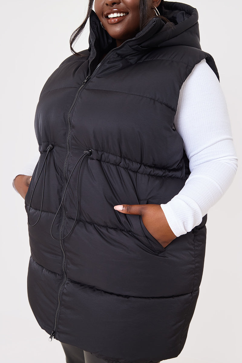 Cinched Waist Gilet