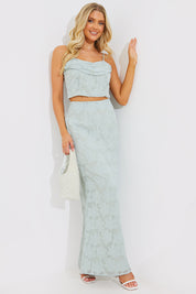 Jacquard Maxi Skirt