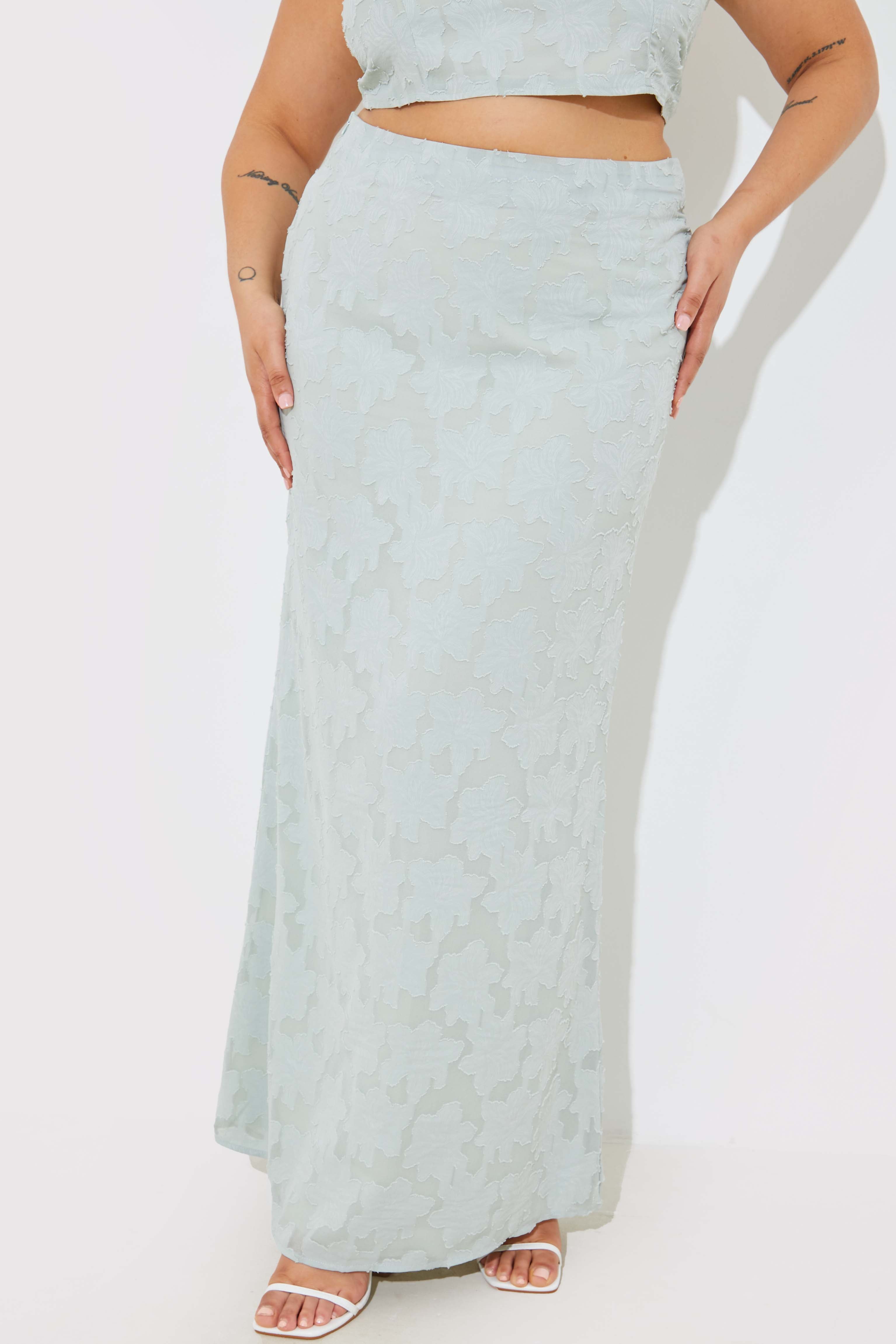 Jacquard Maxi Skirt