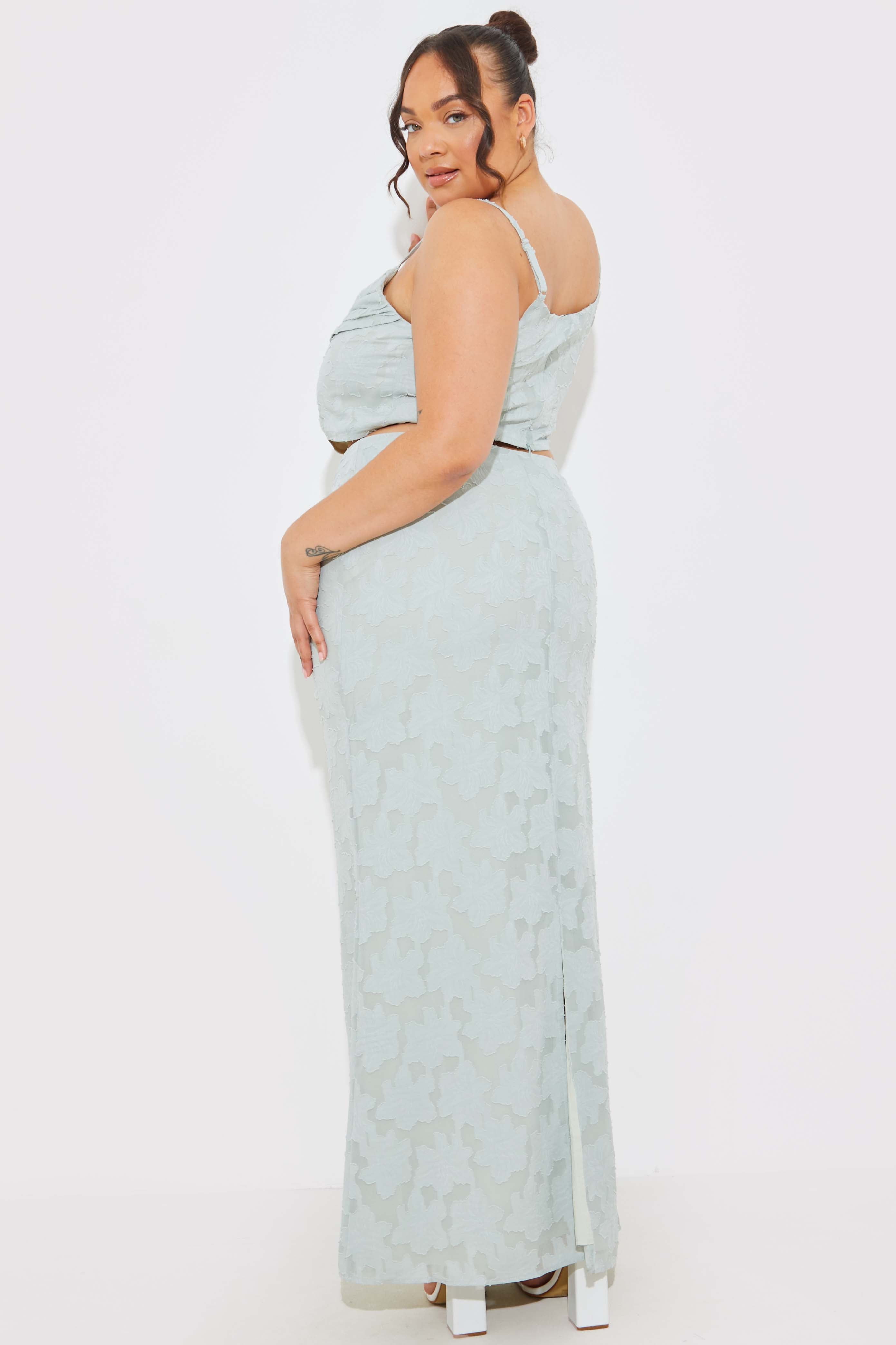 Jacquard Maxi Skirt