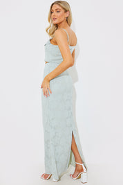 Jacquard Maxi Skirt