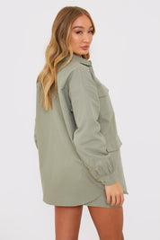 Oversized Utility Cargo Jacket