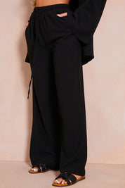 Textured Wide Leg Beach Co-Ord Trouser