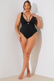 Plaited Strap Detail Swimsuit