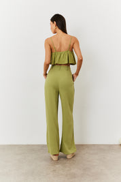 Linen Crop Top
