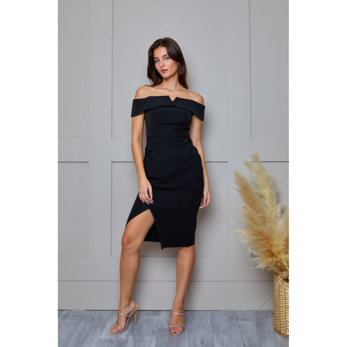 princess polly baby blue dress Off-Shoulder Bodycon Midi Dress – Color Capital
