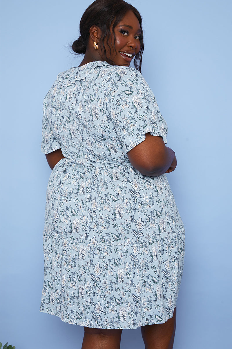 Responsible Viscose Paisley Wrap Dress