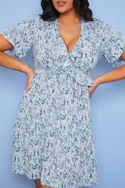 Responsible Viscose Paisley Wrap Dress