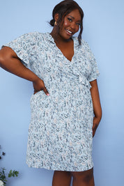 Responsible Viscose Paisley Wrap Dress