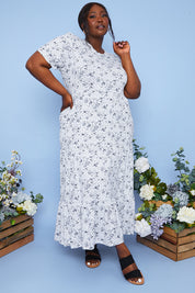 Responsible Viscose Floral Midi Dress