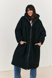 Reversible Longline Puffer Coat
