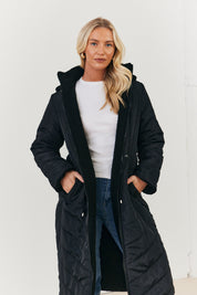Reversible Longline Puffer Coat