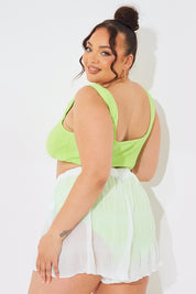 Crinkle High Waisted Floaty Shorts