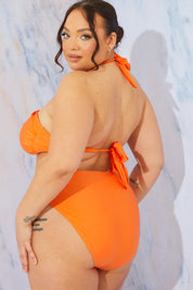 Halterneck Twist Bikini Top