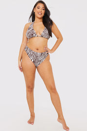 High Waisted High Leg Bikini Bottoms