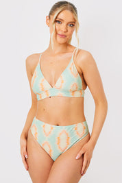Cross Back Triangle Bikini