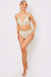 Cross Back Triangle Bikini