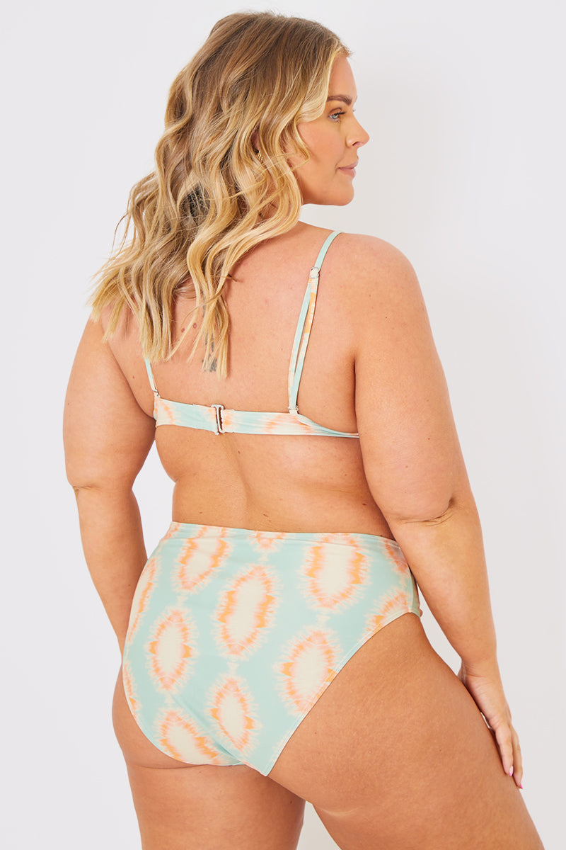 Cross Back Detail Triangle Bikini