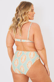 Cross Back Detail Triangle Bikini