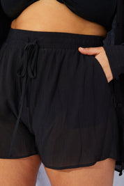 Textured Shorts