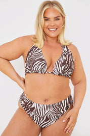 High Waisted High Leg Bikini Bottoms
