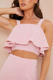 Ruffle Detail Cami Top