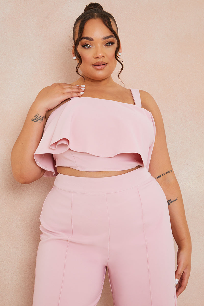 Ruffle Detail Cami Top