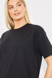 Embroidered Jersey Crew Neck T-Shirt