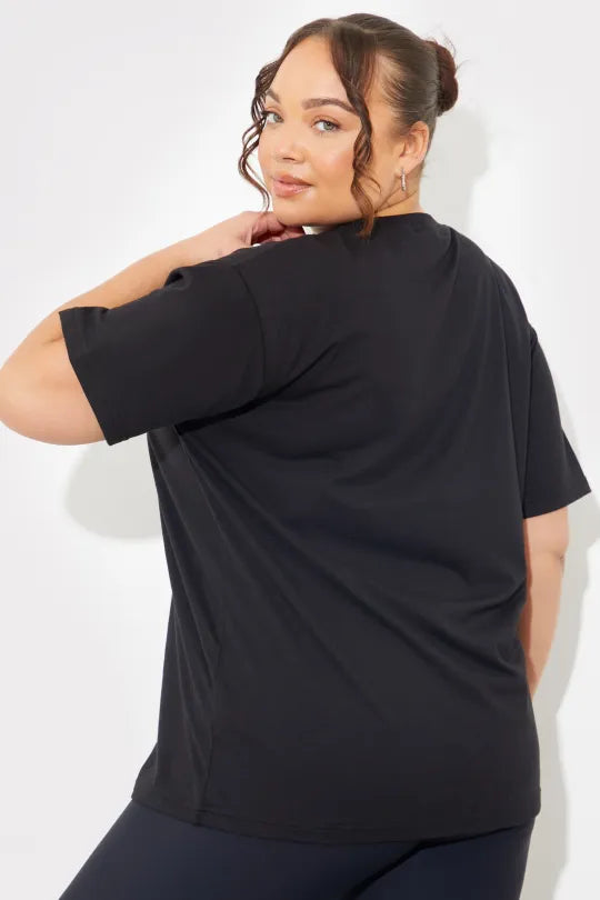 Embroidered Jersey Crew Neck T-Shirt