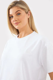 Embroidered Jersey Crew Neck T-Shirt