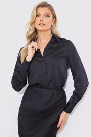 Matte Satin Blouse