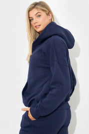 Embroidered Zip Up Jersey Jacket