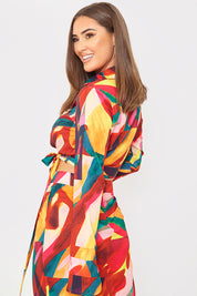 Tie Front Cropped Shirt