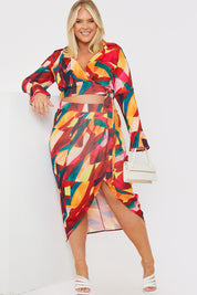 Tie Front Cropped Shirt