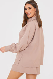 Linen Look Long Sleeve Shirt