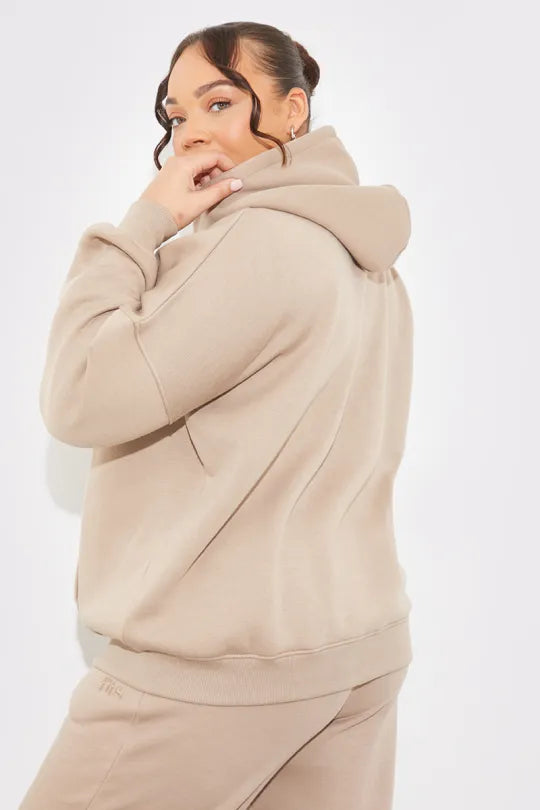 Embroidered Zip Up Jersey Jacket