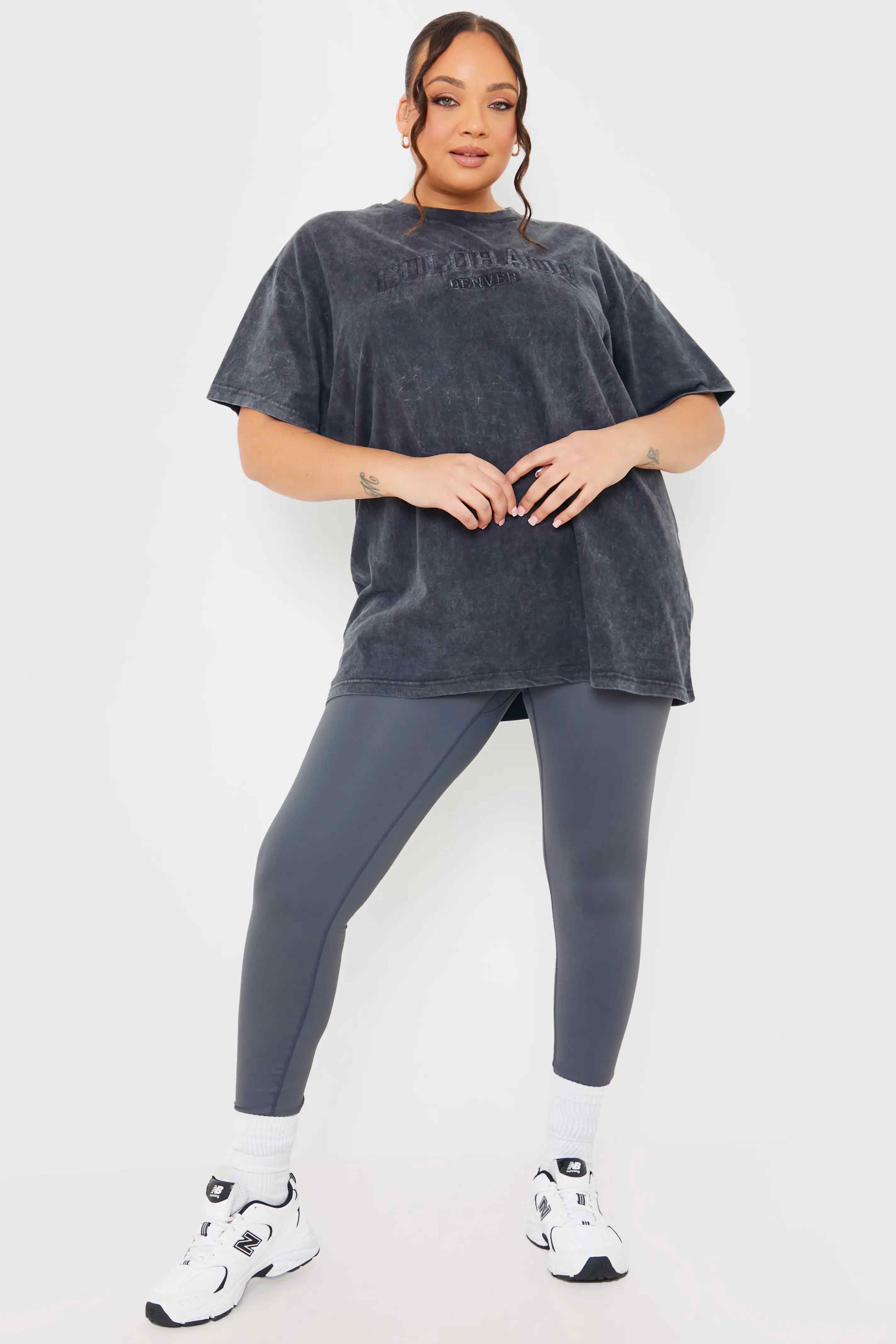 'Colorado' Acid Wash Slogan T-Shirt