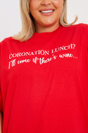 Coronation Lunch Slogan T-Shirt