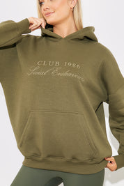 Embroidered Club 1986 Jersey Hoodie