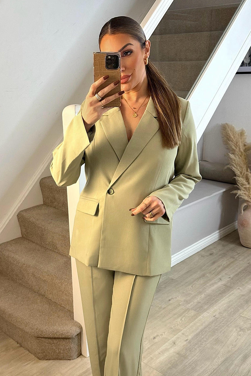 Sage Relaxed Blazer
