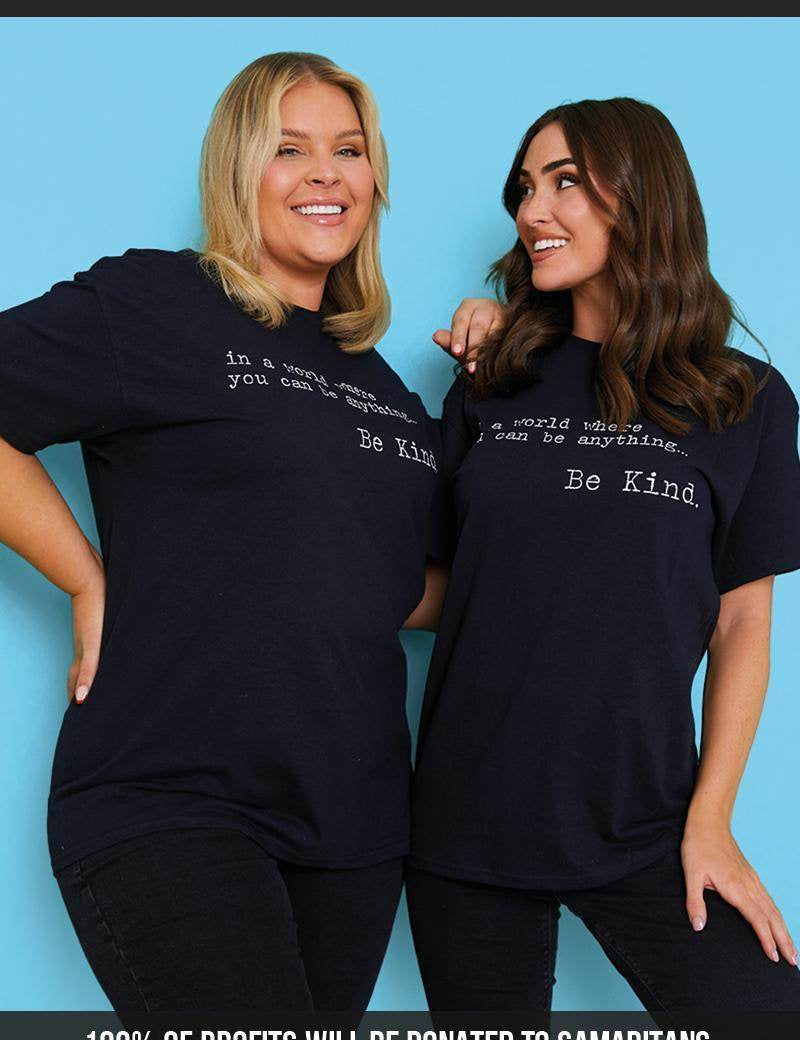 'IN A WORLD WHERE YOU CAN BE ANYTHING BE KIND' T-SHIRT - InTheStyle