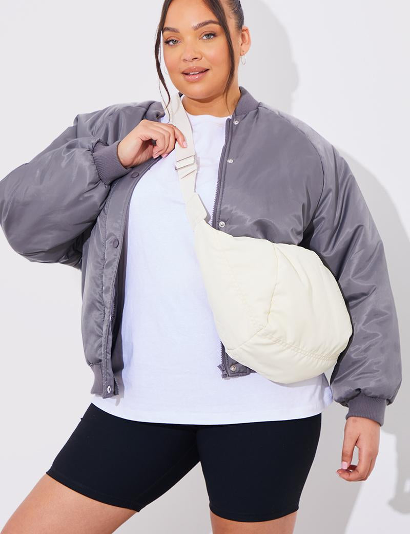 Relaxed Style Cross Body Bag	