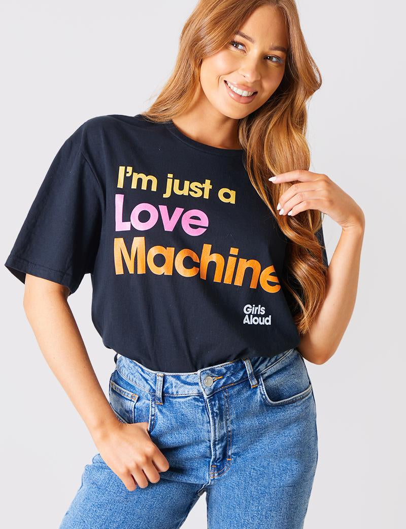 'I'm Just A Love Machine' Slogan T-Shirt